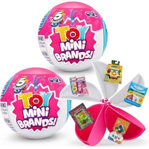 image5 Surprise Toy Mini Brands Series 2 by ZURU 2 Pack Toys Mystery Capsule Real Miniature Brands Collectibles Amazon Exclusive Series 2 for 36 months  99 yearsSeries 2