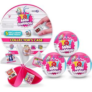 image5 Surprise Toy Mini Brands Series 2 by ZURU Collectors Case  3 Pack Capsules Amazon Exclusive Mystery Real Miniature Collectible ToysMulti Color