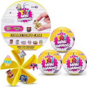 image5 Surprise Toy Mini Brands Series 2 by ZURU Collectors Case  3 Pack Capsules Amazon Exclusive Mystery Real Miniature Collectible ToysSeries 3