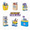 image5 Surprise Mini Brands Collectors Kit by ZURU  Kids Toy Great Includes Real Miniature Collectibles 3 Mystery Capsules  1 Case Amazon ExclusiveSeries 2