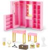imageMini Brands Mini Fashion Dream Wardrobe by ZURU with Exclusive Metallic Mini Fashion Bag and 25 Storage Areas to Hold Doll Accessories Gift