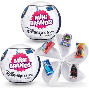 image5 Surprise Disney Mini Brands Collectible Toys by ZURU  Great Stocking Stuffers  Disney Store Edition 2 Capsules of 5 Mystery Toys for Kids Teens and Adults Amazon Exclusive335 x 335 x 335 inches