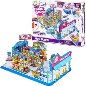 image5 Surprise Mini Brands  Mini Mart Playset by ZURU Series 4 Exclusive and Mystery CollectiblesMulticolor