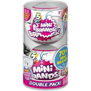 image5 Surprise Mini Brands 2 Pack Series 1 by ZURU Amazon Exclusive Mystery Real Miniature Collectible Toy Capsule PVC Tube Packaging GoldMini Brands
