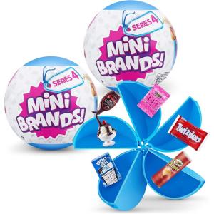 image5 Surprise Mini Brands Series 4 by ZURU Amazon Exclusive Mystery Real Miniature Collectible Toy Capsule for Kids Teens and Adults Pack of 2Series 4