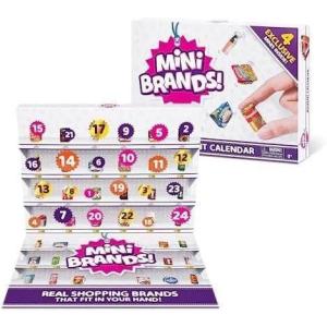imageMini Brands Advent Calendar by ZURU Mini Brands Limited Edition Advent Calendar with 4 Exclusive Minis Mystery Collectibles Toys Comes with 24 Minis Multi colorMini Brands Advent Calendar 2023 Pack of 12