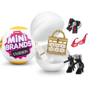 imageMini Brands Fashion 2 Pack Series 3 by ZURU Real Miniature Fashion Brands Collectible Toy 2 Capsules of 5 Mystery Miniature Brands for Girls Teens Adults and Collectors 2 Pack1 Pack
