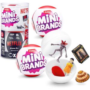 imageMini Brands Netflix Capsule 2 Pack by ZURU Surprise Toy with Collectible Minis Blind Packaging Iconic Show Themed Minis2 Pack