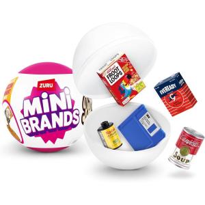 imageMini Brands Retro Single Capsule with 60 Mystery Minis to Collect Real Licenses Rare Collectibles Blind Pack Ages 31 Pack
