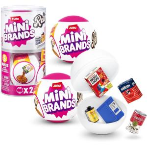 imageMini Brands Retro Single Capsule with 60 Mystery Minis to Collect Real Licenses Rare Collectibles Blind Pack Ages 32 Pack