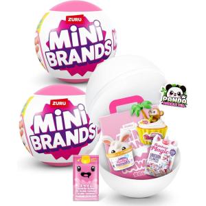 imageMini Brands Kawaii Capsule by ZURU Surprise Kawaii collectable minis Blind Packaging Japanese Themed collectables 2 Pack