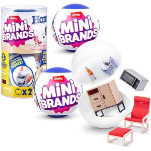 imageMini Brands Home Capsule 2 Pack by ZURU Surprise Home with Collectible Minis Blind Packaging Home Themed Collectibles