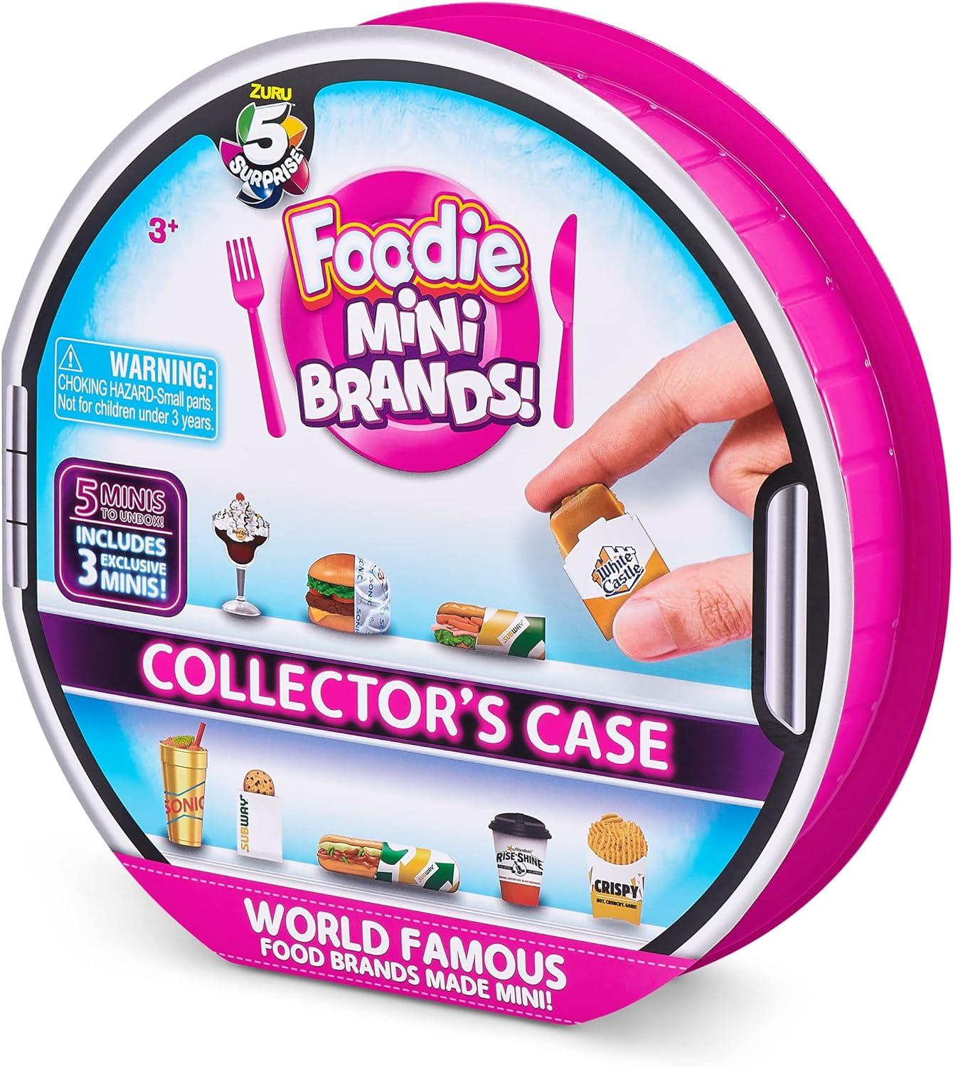 image5 Surprise 77288 Brands Includes 5 Mystery Foodie Collectors Case Store and Display 30 Mini Collectibles Fast Food Toys and Shopping AccessoriesSingle