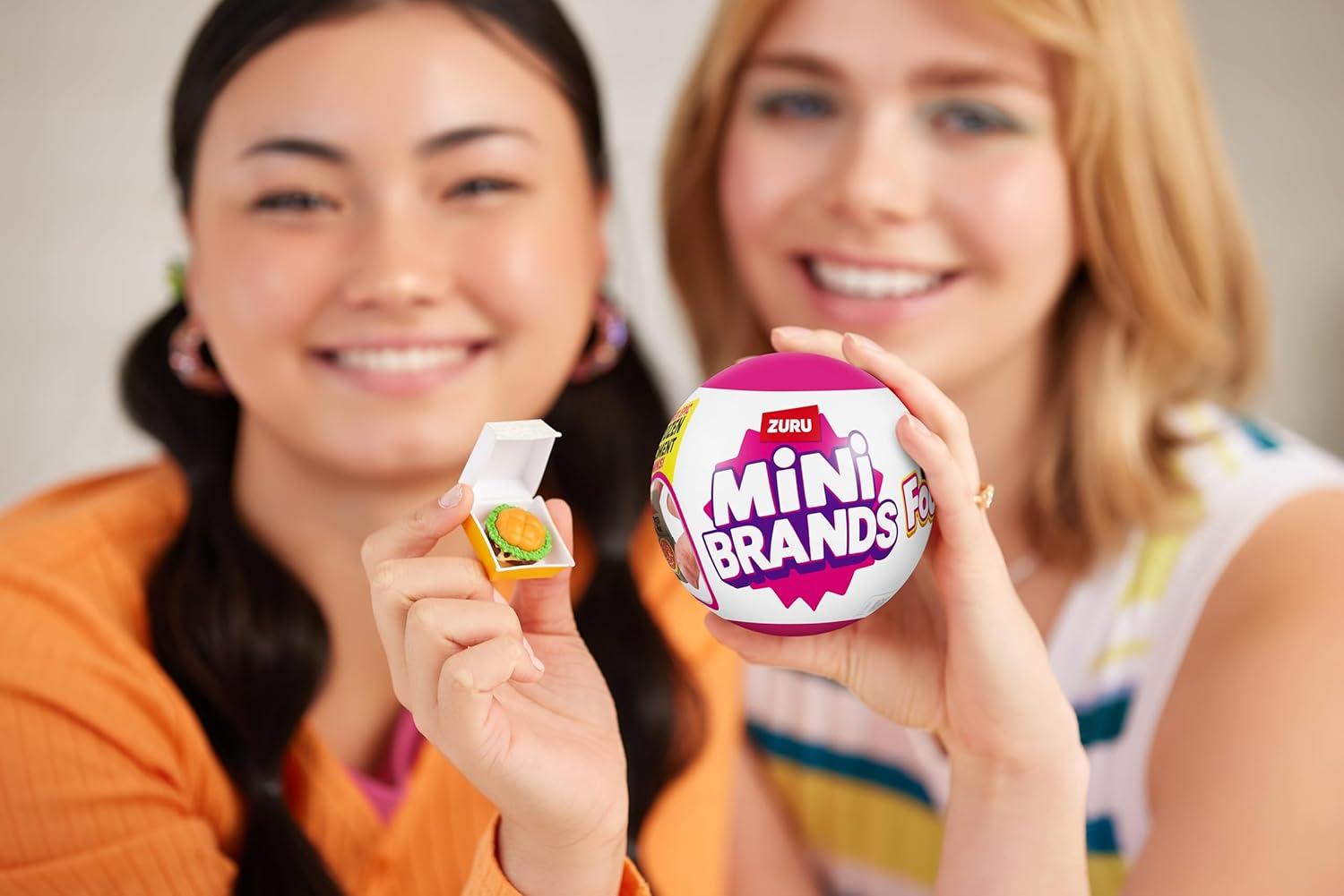 imageMini Brands Foodie Series 2 2 Pack by ZURU Real Miniature Fast Food Brands Collectible Toy 5 Mystery Brands for Girls Teens Adults Collectors Perfect Stocking Stuffer and Gift