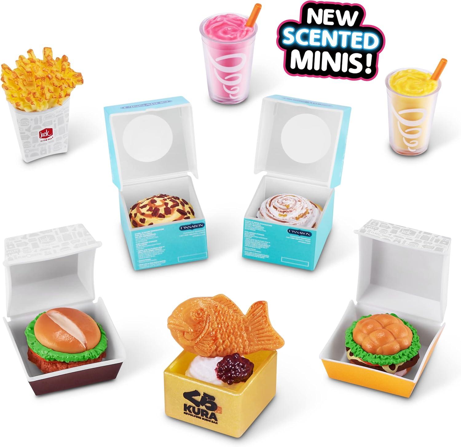 imageMini Brands Mini Foodies Series 2 Collector Kit 3 Pack  Collector Case by ZURU Mystery Capsule Real Miniature Brands Collectable Toy Collectibles Fast Food Toys and Shopping AccessoriesSeries 2 Bundle