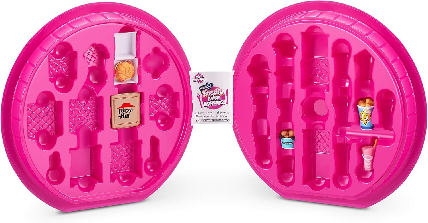 imageMini Brands Mini Foodies Series 2 Collector Kit 3 Pack  Collector Case by ZURU Mystery Capsule Real Miniature Brands Collectable Toy Collectibles Fast Food Toys and Shopping AccessoriesSeries 2 Bundle