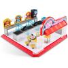 imageMini Brands Foodie Series 2 Food Court Playset with 1 Exclusive Mini by ZURU  Includes Real Mini Fast Food Brands Collectibles Food Court Playset for Role Play and Displaying Collection