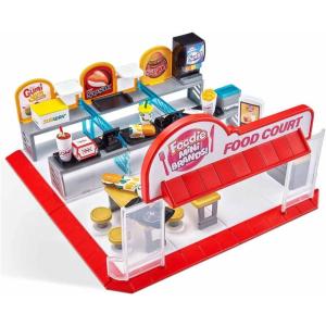 image5 Surprise Foodie Brands Mini Food Court Playset by ZURU with 32 Pieces to Build  1 Exclusive Miniature Collectible Toys Small Toy for Kids Teens Adults