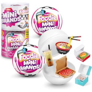 imageMini Brands Foodie Series 2 2 Pack by ZURU Real Miniature Fast Food Brands Collectible Toy 5 Mystery Brands for Girls Teens Adults Collectors Perfect Stocking Stuffer and Gift