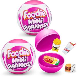 imageMini Brands Mini Foodies Series 2 Collector Kit 3 Pack  Collector Case by ZURU Mystery Capsule Real Miniature Brands Collectable Toy Collectibles Fast Food Toys and Shopping AccessoriesSeries 1
